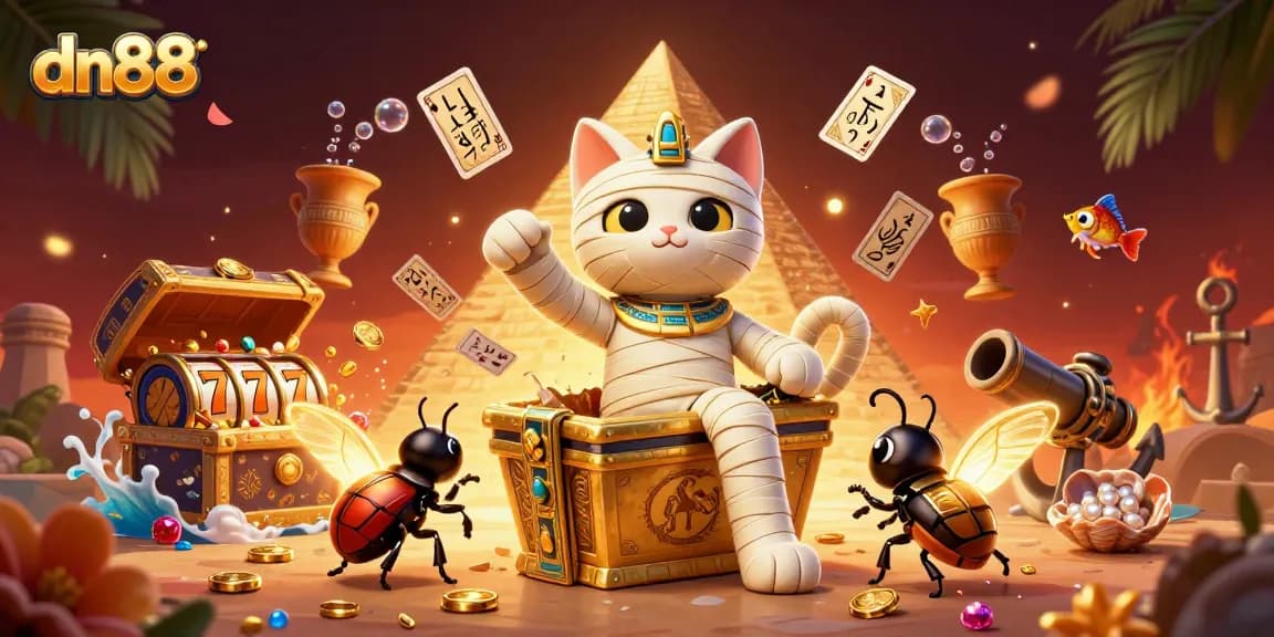 Play dynamic casino games at dn88 with unique 3D characters and vibrant slot visuals.