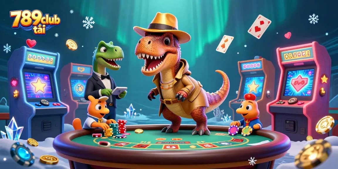 Experience thrilling gameplay at 789club tải with unique casino characters and vibrant 3D elements.