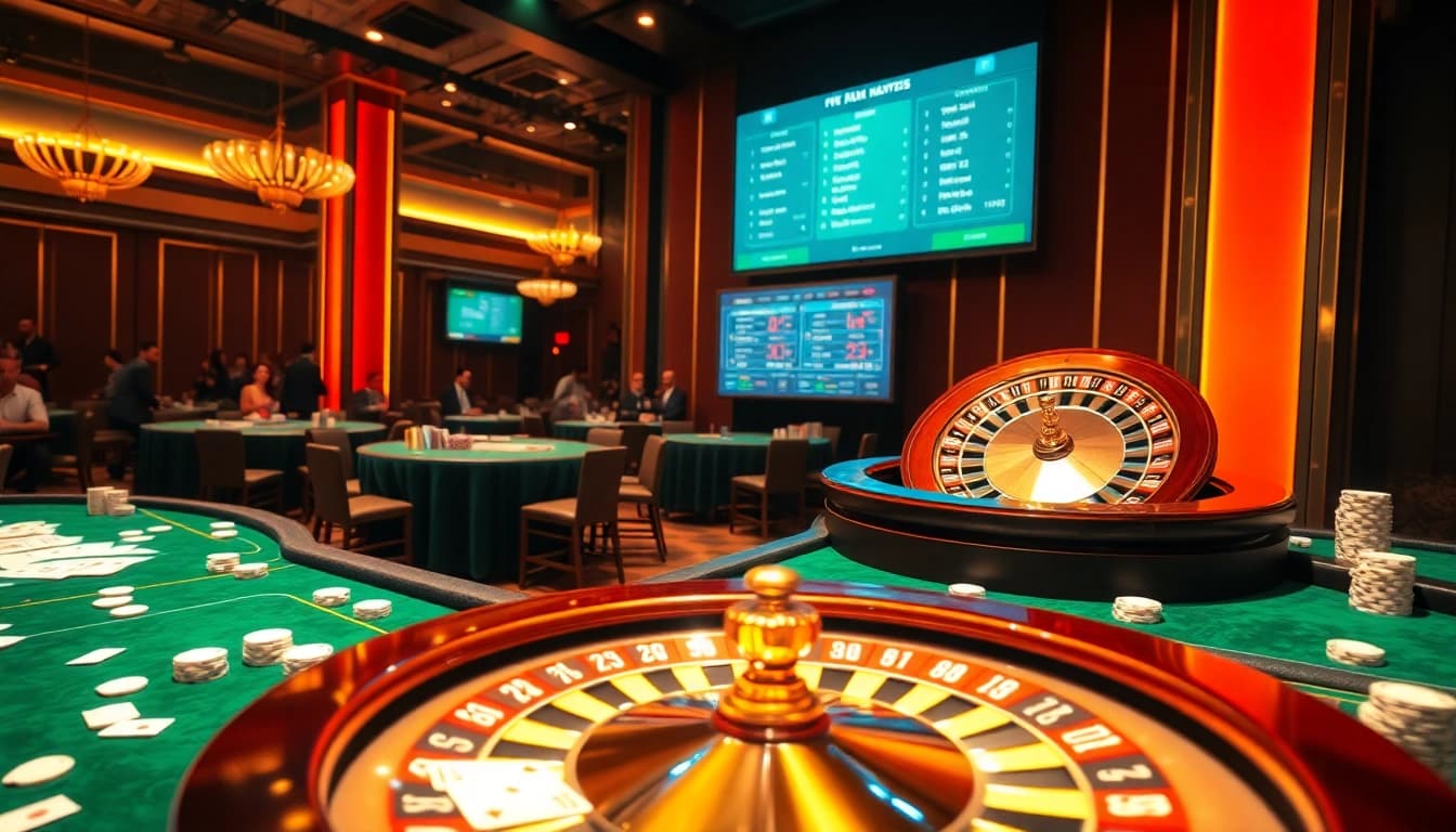 Experience the thrilling atmosphere of 69 VN casino with colorful games and lively players.