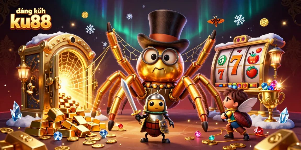 Engage in the exciting đăng ký ku88 experience amidst a vibrant casino scene filled with treasures and action.