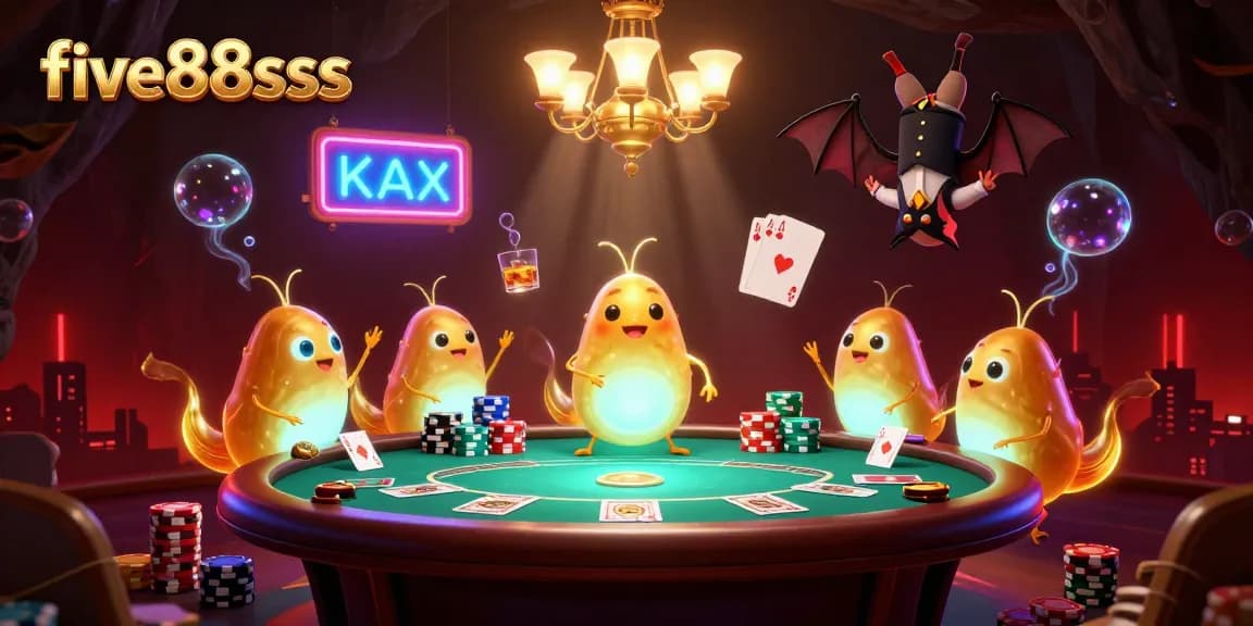 Experience thrilling gaming action at five88sss with glowworms illuminating a vibrant cave casino.