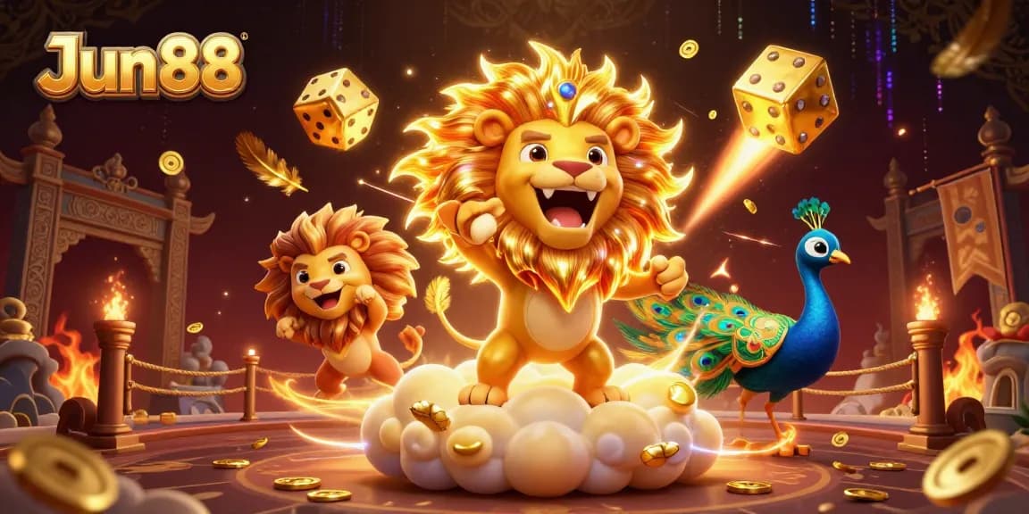 Engage with Jun88 at the thriving online casino featuring golden dice and thrilling games.