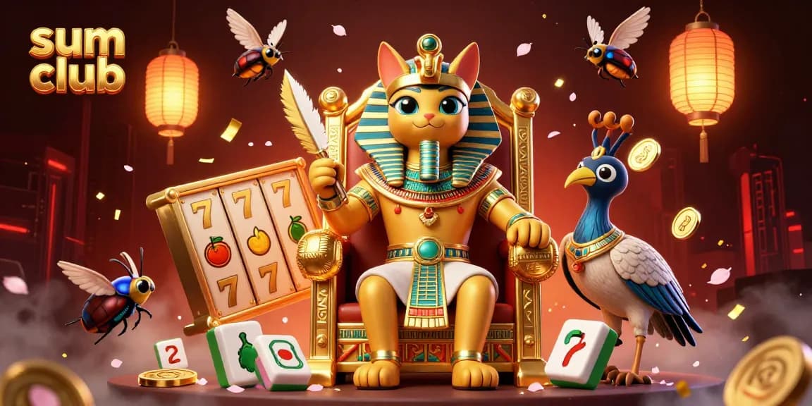Experience thrilling gameplay at sum club with dynamic slot reels and vibrant casino atmosphere.
