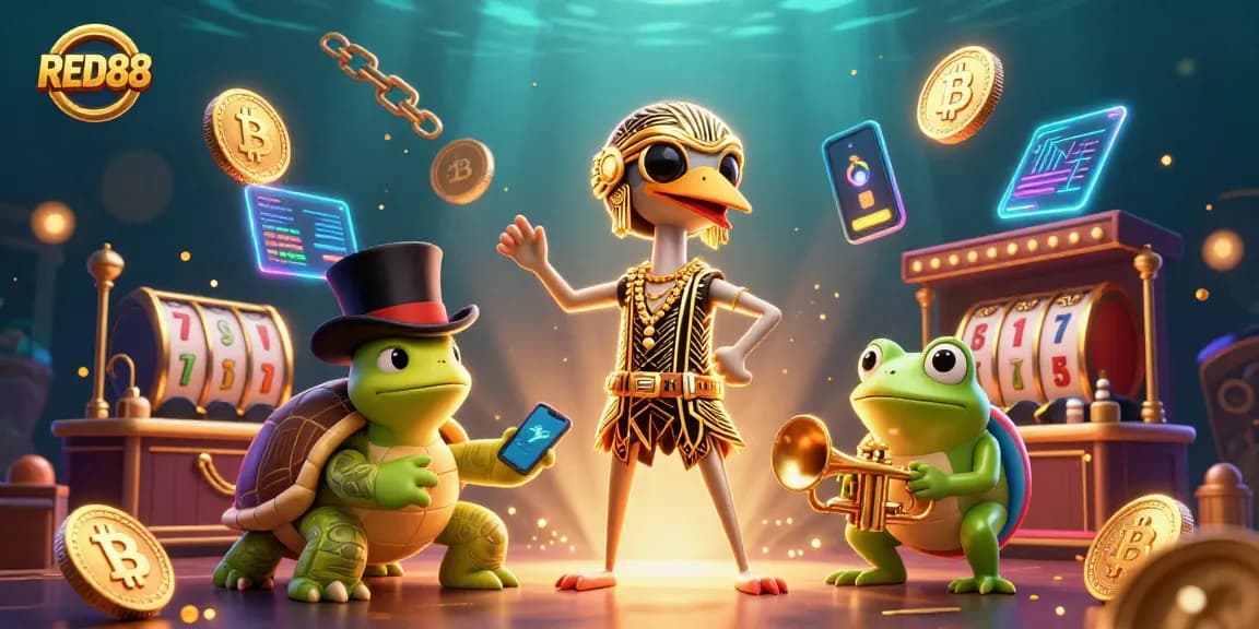 Spin the slot reels at RED88 with a vibrant 1920s twist featuring lively characters.