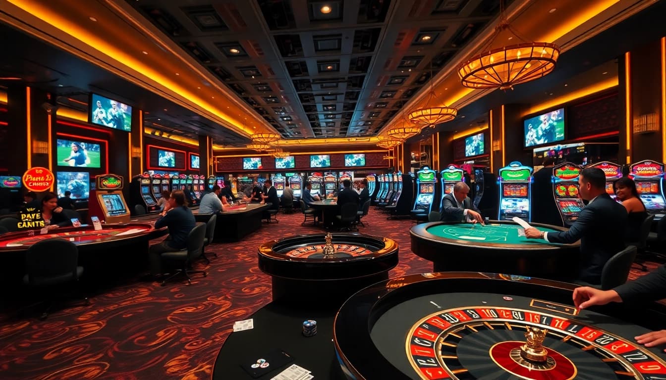 Join the excitement of gambling with luongsontv, experiencing high-stakes betting action in a luxury casino.