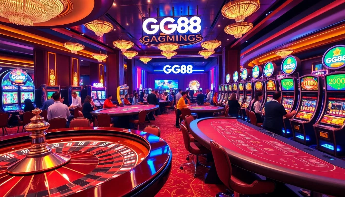 Experience online gambling thrills at https://gg88.ltd/ with vibrant casino visuals and excitement.