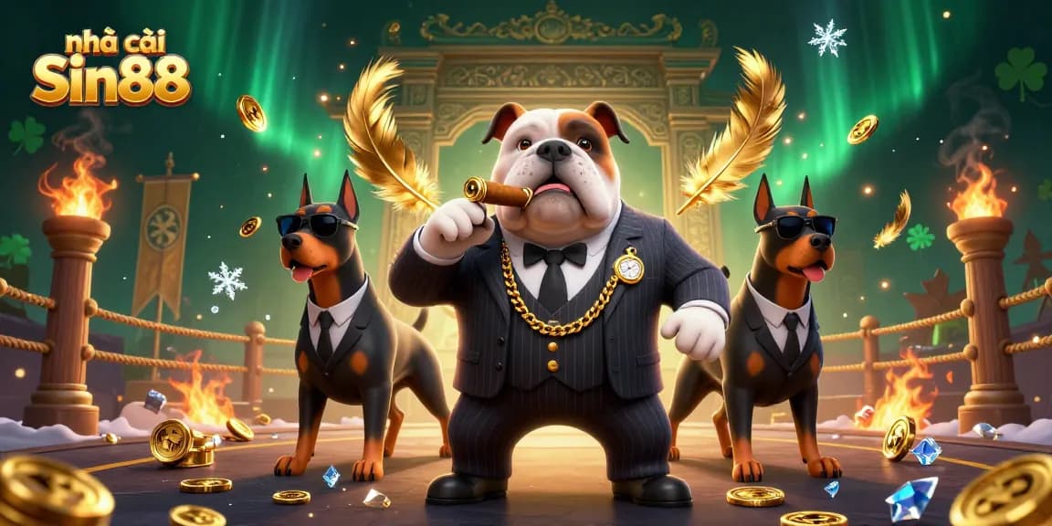 Experience top-tier gaming at nhà cái Sin88 with vibrant 3D characters and immersive casino elements.