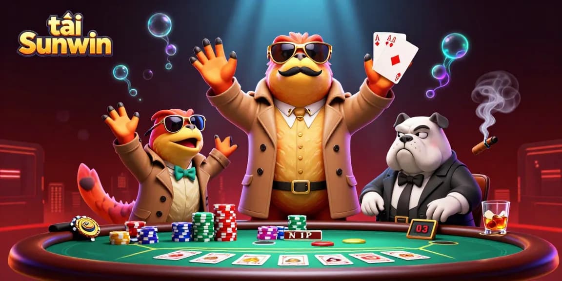 Experience excitement at the casino with tải Sunwin through a playful raptor scene.
