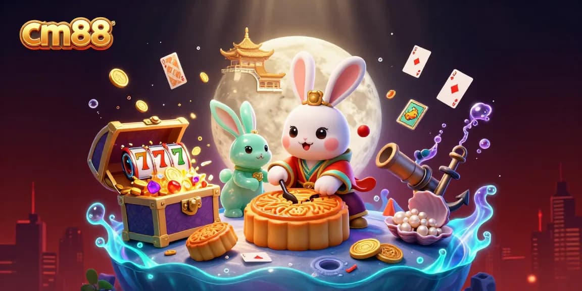 Experience thrilling gaming adventures at cm88 with lively characters and vibrant casino elements.