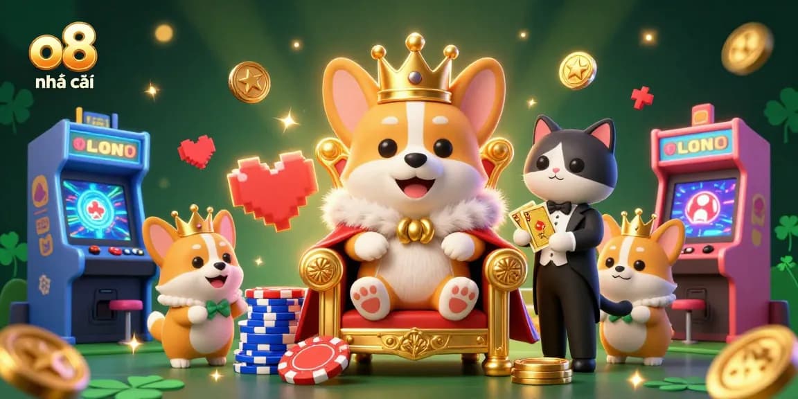 Engage with the vibrant world of o8 nhà cái featuring charming characters and dynamic casino elements.