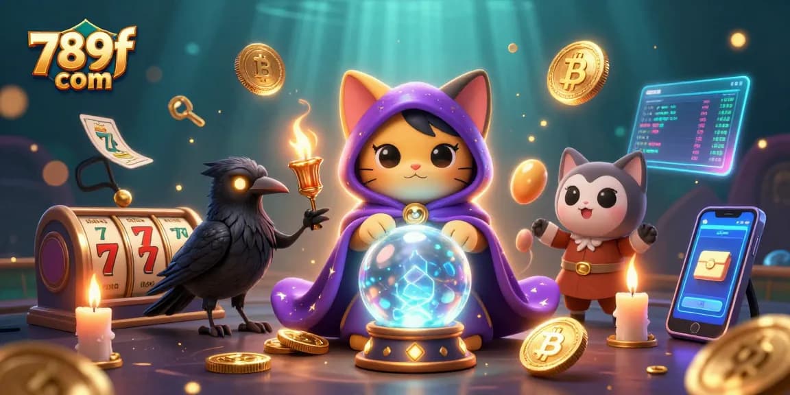 Engage in thrilling online gaming at 789f com with vibrant slot games and mystical characters.