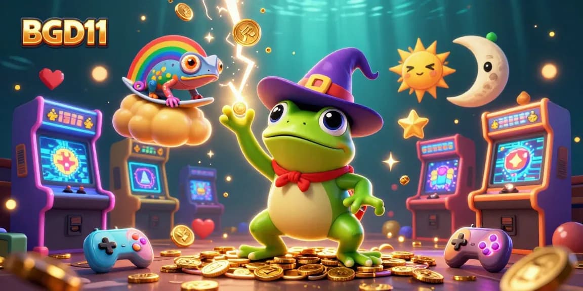 Experience exciting gameplay with BGD11's vibrant online casino atmosphere featuring engaging characters and gold coins.