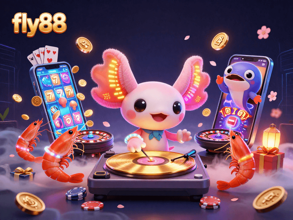 Engage in exciting gameplay at fly88, where vibrant 3D casino characters and dynamic game elements come to life.