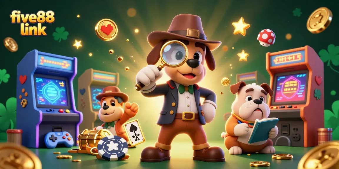 Experience thrilling gaming action with five88 link in this vibrant casino scene.