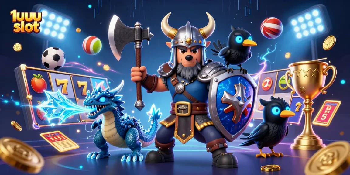 Ganhe com o slot 1uuu na emocionante ilustração de cassino digital.