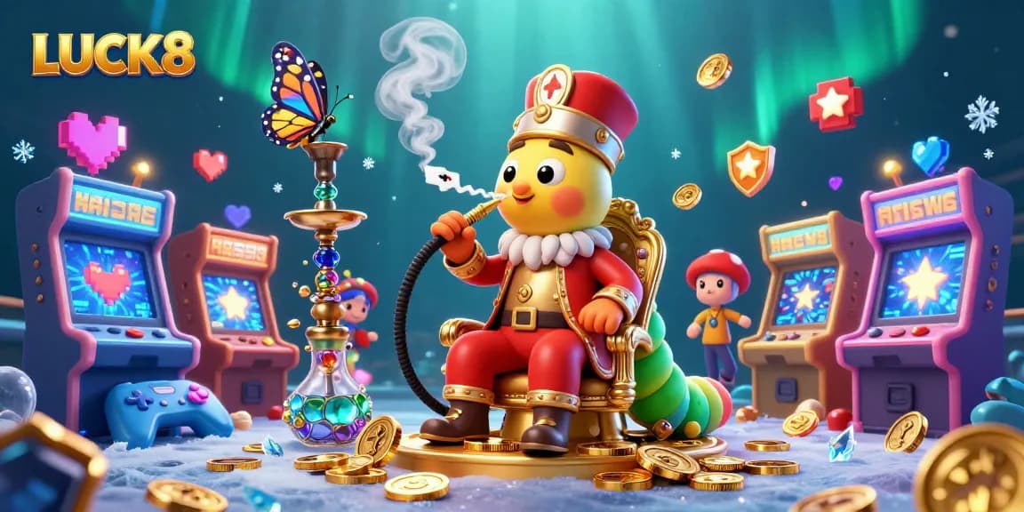 Engage with LUCK8's thrilling casino experience featuring vibrant games and winning scenes.