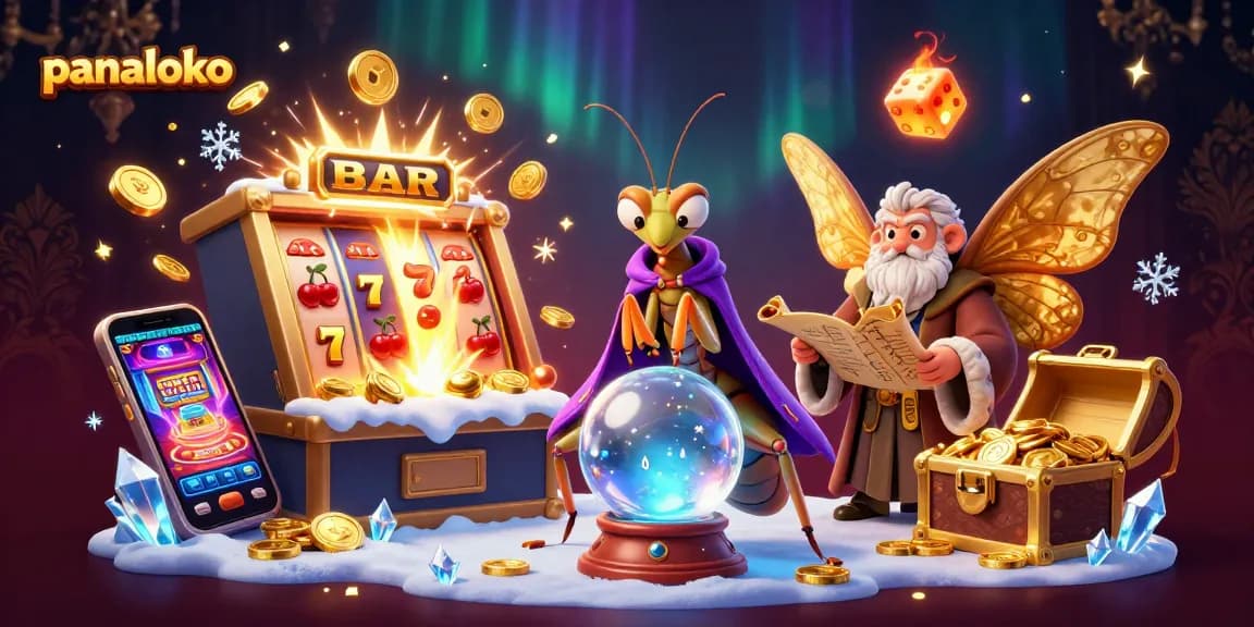 Panaloko engages players with vibrant 3D casino games and fortune-telling magic in a colorful setting