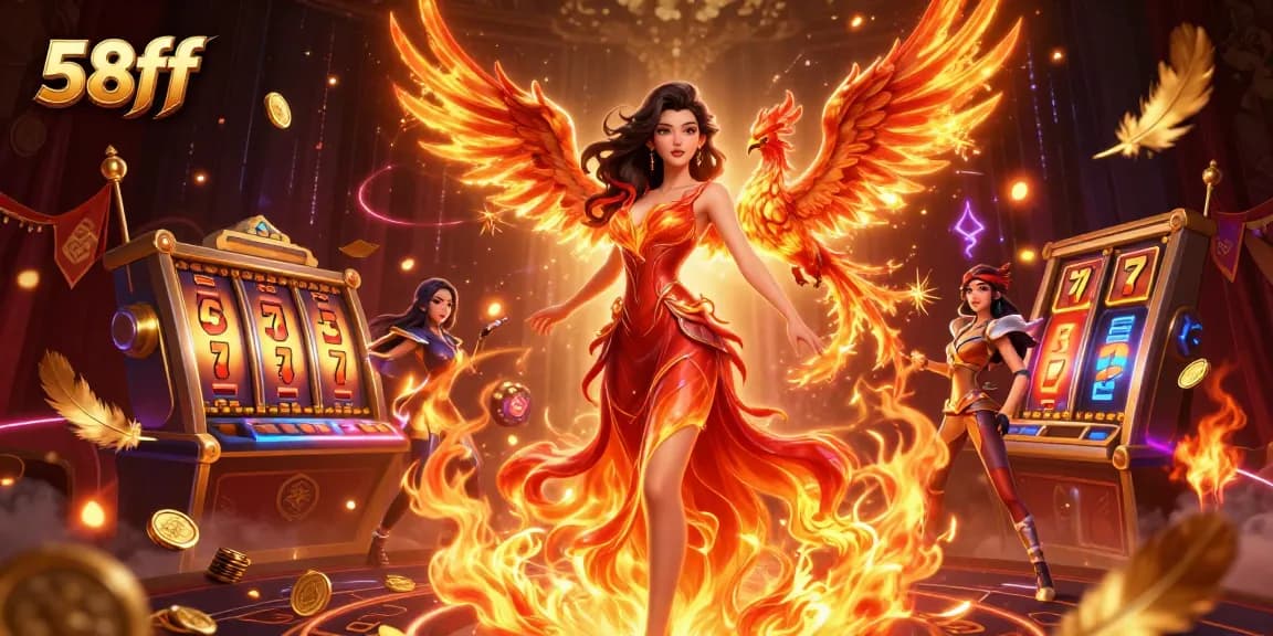 Experience thrilling gameplay with 58ff's dynamic online casino, featuring vibrant characters and engaging visuals.