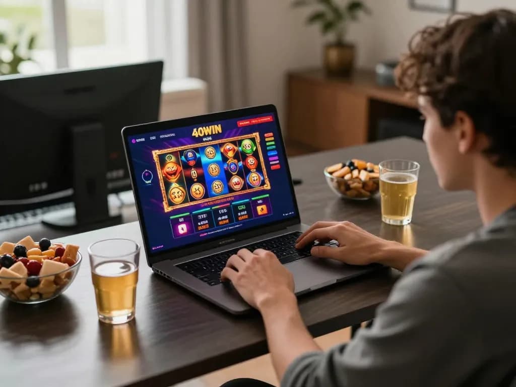 Engaging online gaming scene at 40WIN showing vibrant slots and immersive gameplay experience.