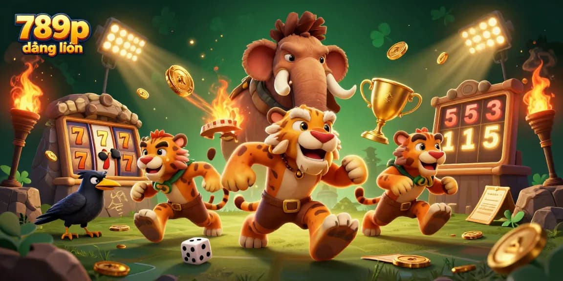 Play at 789p đăng nhập with vibrant casino elements, showcasing excitement and winning possibilities.