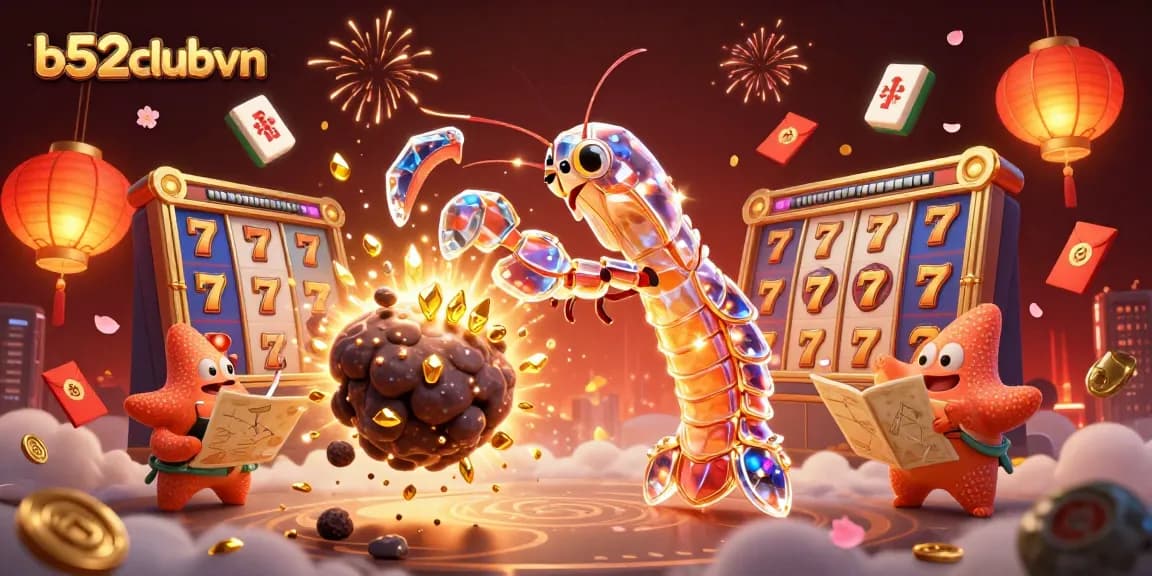 Experience the excitement of b52clubvn with jackpot slots and galactic characters in a vibrant 3D scene.