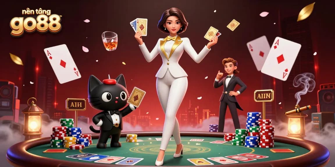 Experience the excitement of nền tảng go88 with dynamic poker gameplay in a rich casino scene.