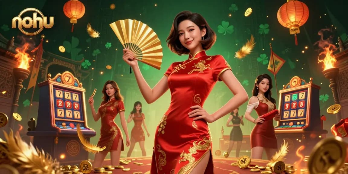Experience thrilling jackpot games at nohu with vibrant visuals and captivating characters dominating the casino scene.