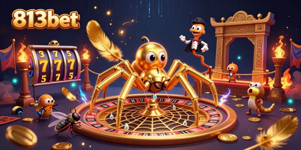 Explore a emoção dos jogos na 813bet com uma aranha dourada e novidades ao vivo!