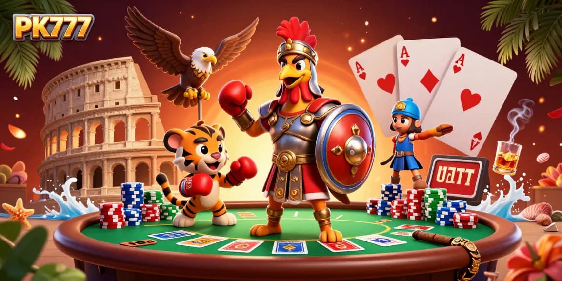 Experience intense poker action at PK777 with an arena filled with excitement and rich game elements.