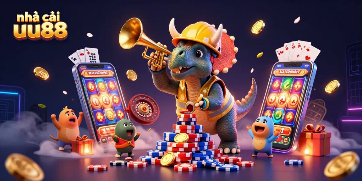 Experience excitement at nhà cái uu88 with vibrant casino action and colorful gaming elements