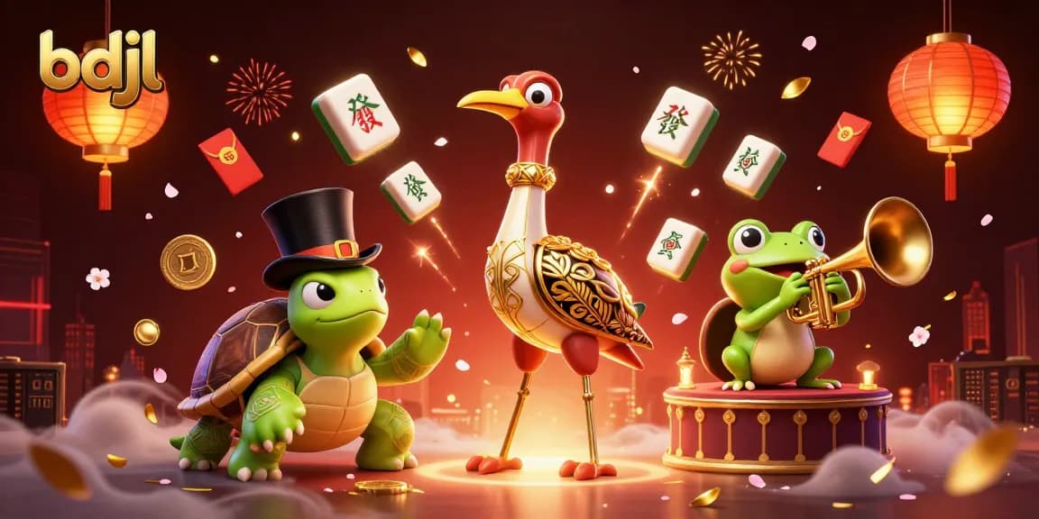 Engage with the vibrant bdjl casino scene, featuring whimsical characters and dynamic gambling elements.