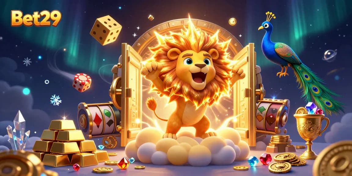 Bet29 offers an exciting casino experience with vibrant visuals and dynamic game elements for players.