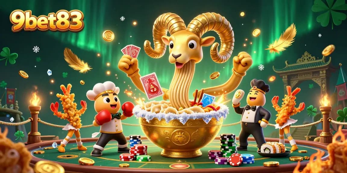 Experience thrilling gameplay at 9bet83 with vibrant casino characters and dynamic action elements.