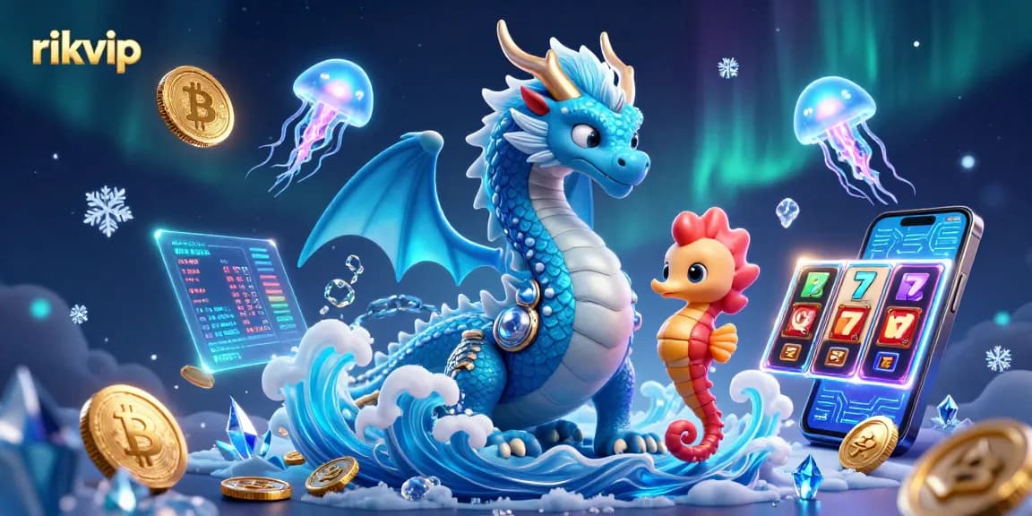 Spin and win at rikvip with vibrant 3D casino scene showcasing fantasy elements