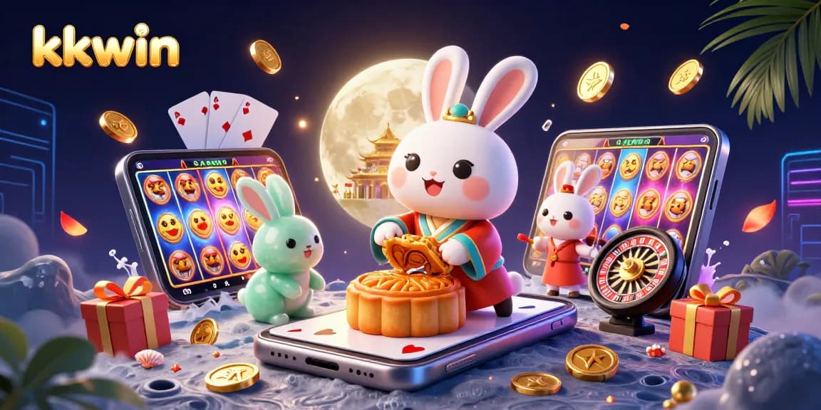 Experience thrilling gaming adventures with kkwin's vibrant casino scene featuring immersive 3D elements.