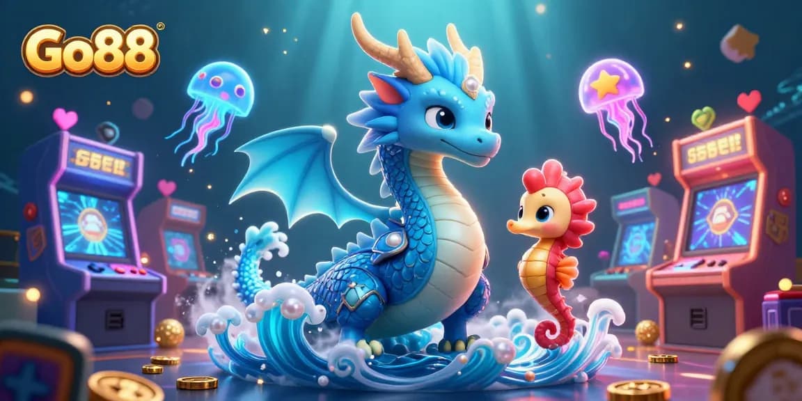 Experience exhilarating gameplay at Go88 while surrounded by fantasy and gaming elements.