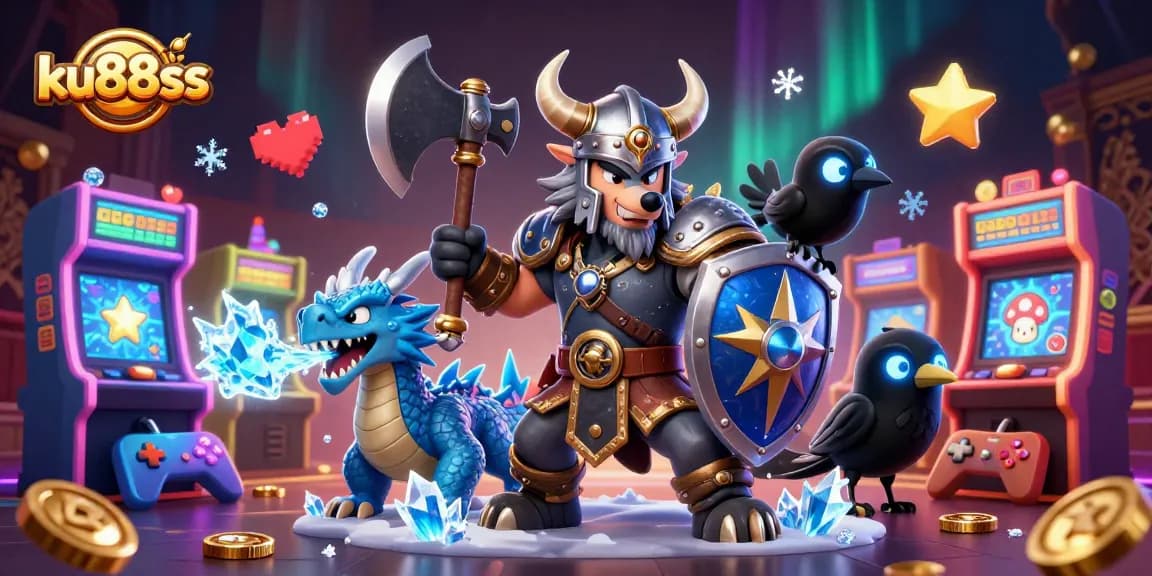 Engage with ku88sss through this dynamic 3D casino illustration featuring exciting gaming elements.
