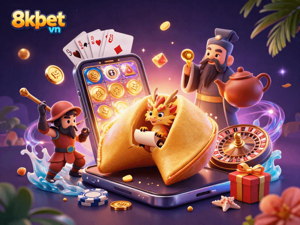 Experience thrilling gameplay with 8xbet vn as colorful slots and golden fortunes come alive.