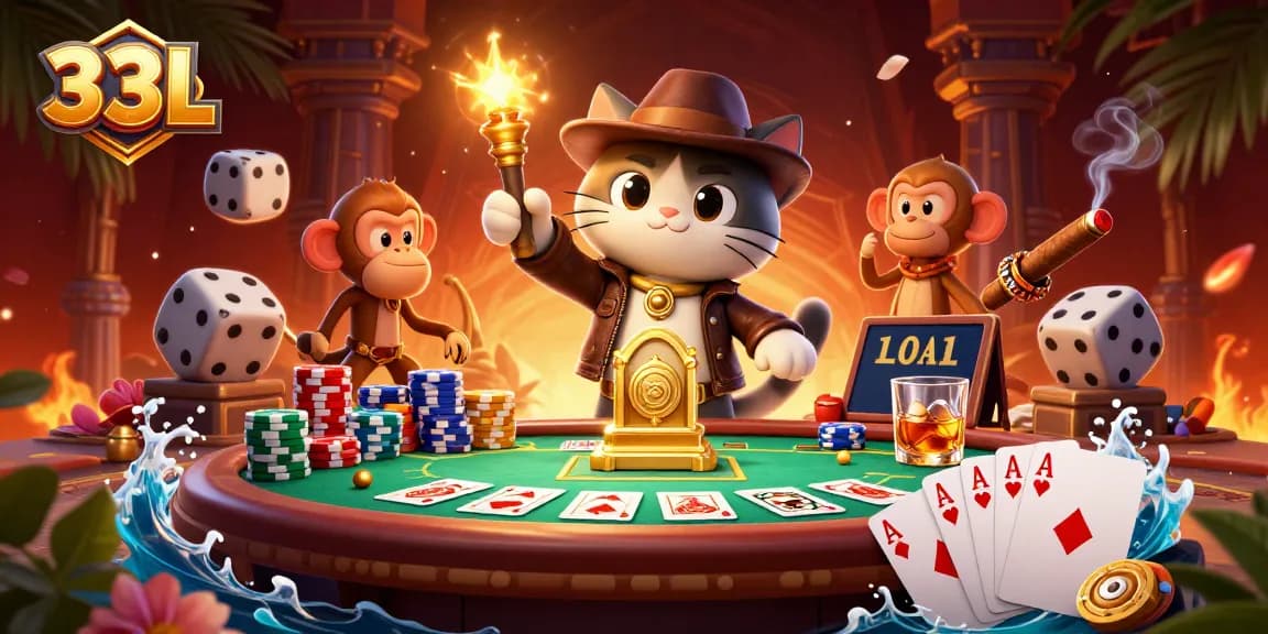 Discover thrilling casino adventures with 33L as the archaeologist cat finds hidden treasures.