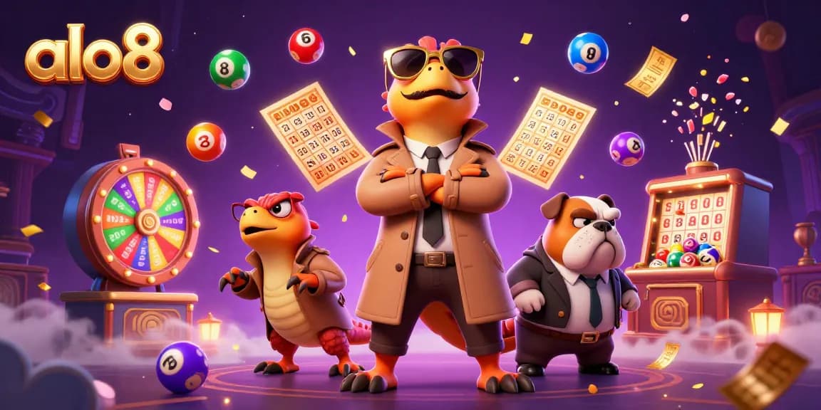 alo8 raptors entering a VIP lounge with lottery elements and dynamic casino atmosphere