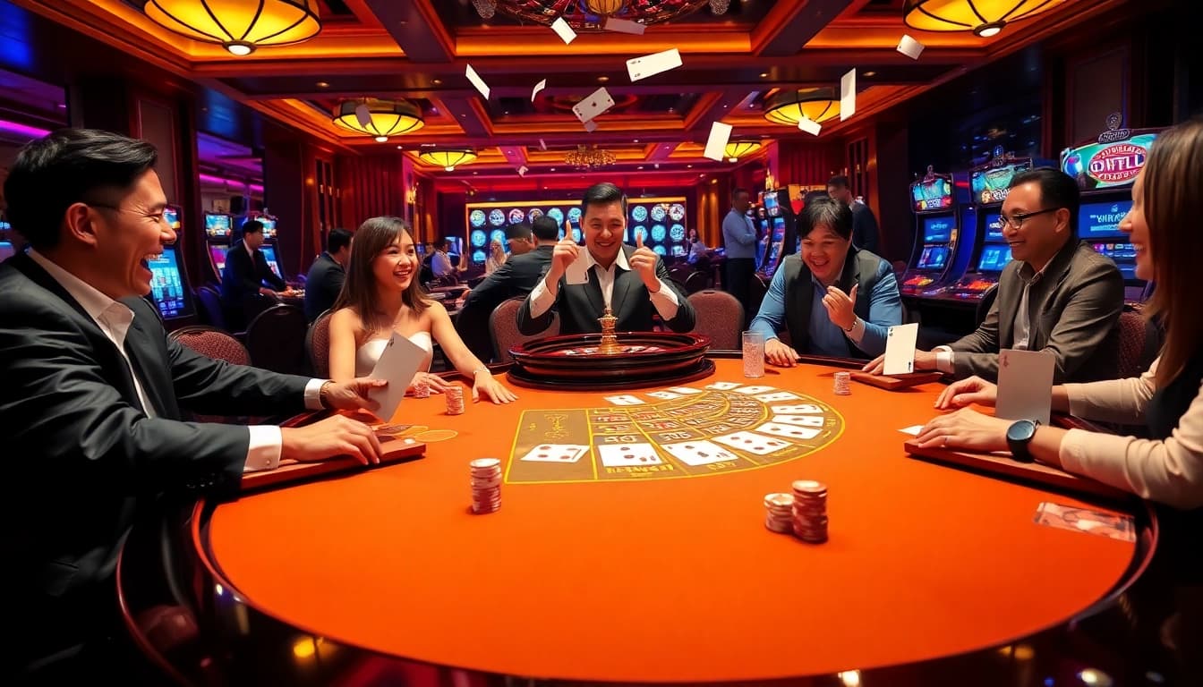 Experience thrilling gameplay at sunwin19.cn.com with engaging casino tables and vibrant slot machines.