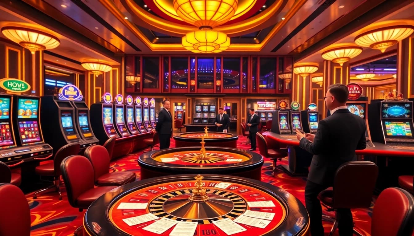 Experience thrilling casino action at www.new88seotop.com with vibrant slot machines and professional dealers.