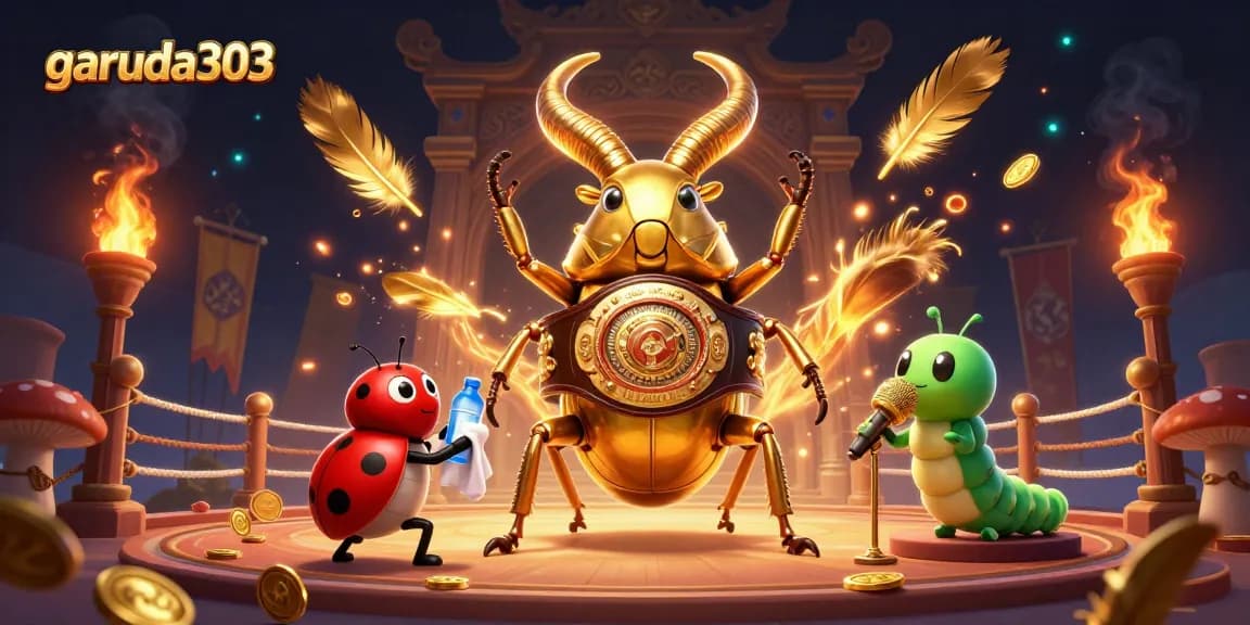 Experience dynamic gameplay with garuda303 showcasing a vibrant 3D casino scene filled with exciting gaming elements.