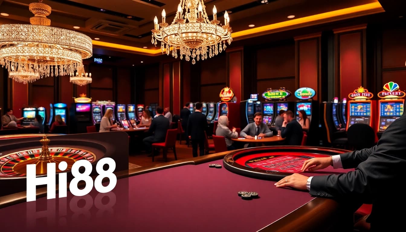 Experience the excitement of Hi88 with luxury casino games and engaging environments.