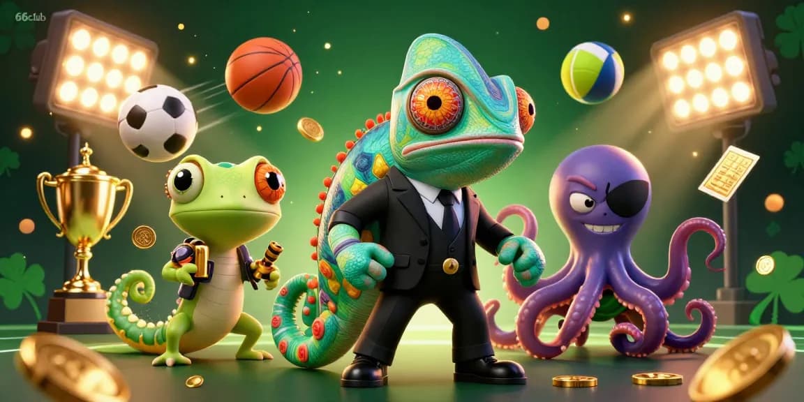 Engage with 66club's vibrant casino experience, featuring dynamic gaming elements and colorful characters.