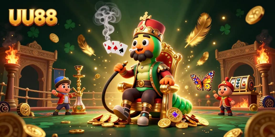 Experience thrilling gameplay at UU88 with vibrant characters and dynamic casino elements.