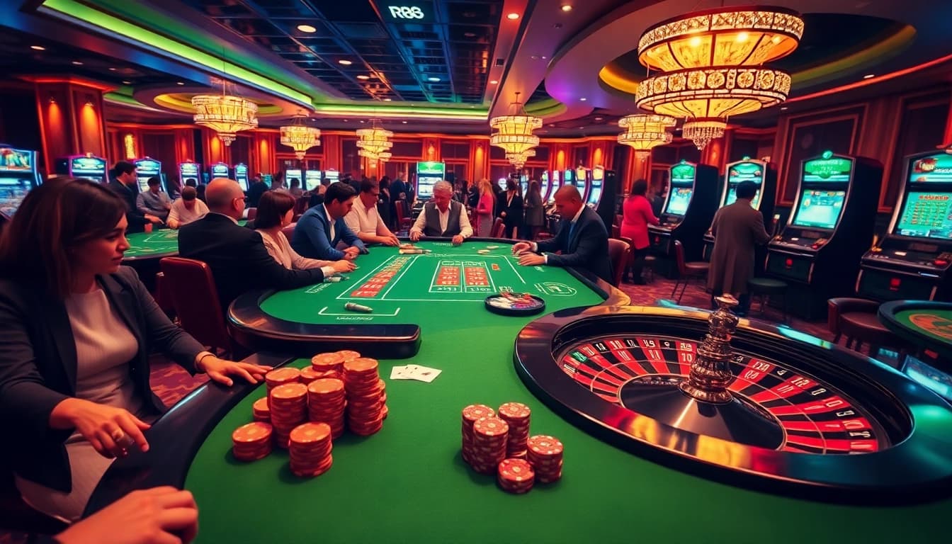 Experience thrilling gameplay at RR88’s high-stakes casino tables with vibrant slots and poker.