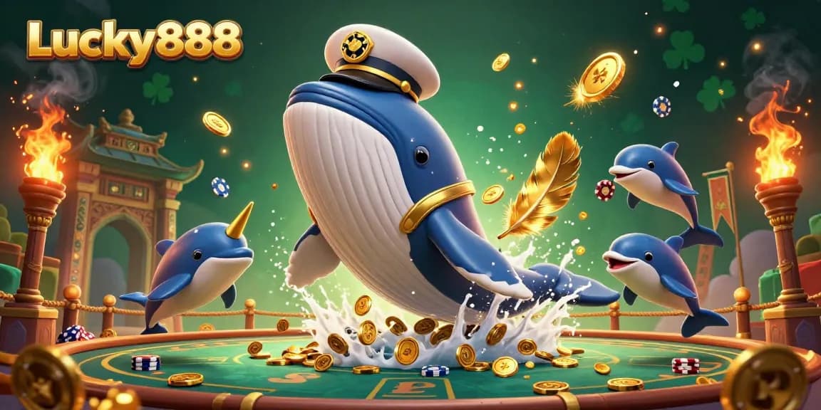 Experience the thrill at Lucky888 with the captivating sea-themed characters and dynamic gaming elements