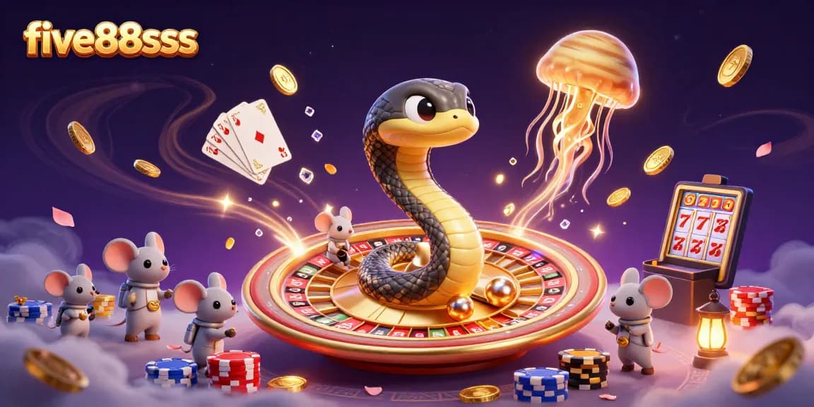 Engage in thrilling bets at five88sss with 3D cosmic casino characters and vibrant gaming elements.