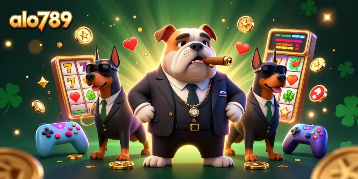Experience the thrill of winning at alo789 with a mafia-themed casino scene filled with slot game excitement.